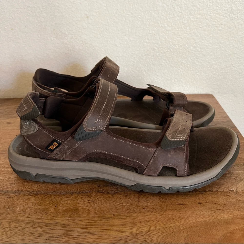 Teva Langdon River Dark Brown Sandal Size 14
